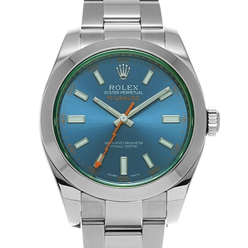 ロレックス ミルガウス 116400GV Zブルー メンズ 時計 【中古】【wristwatch】
