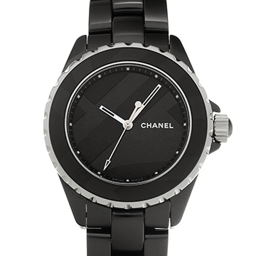 シャネル J12 アンタイトル 38MM H5581 ブラック メンズ 時計 【中古】【wristwatch】