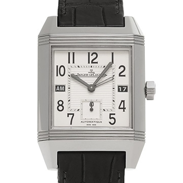 ジャガー ルクルト レベルソ スクアドラ ホームタイム Q7008420 シルバー メンズ 時計 【中古】【wristwatch】