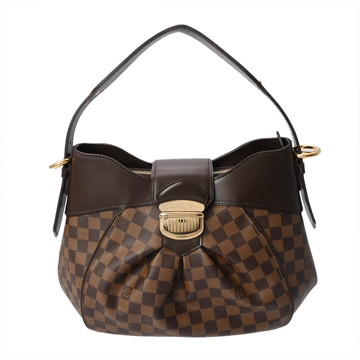 ルイ ヴィトン ダミエ システィナ MM ブラウン N41541 ダミエキャンバス レディース バッグ 【中古】【bag】