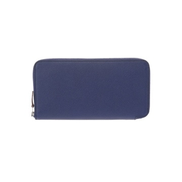 エルメス アザップロング シルクイン ブルーアンクル ヴォーエプソン レディース 財布 【中古】【purse】