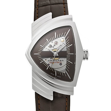 ハミルトン ベンチュラ オート H24515591 ブラック メンズ 時計 【中古】【wristwatch】