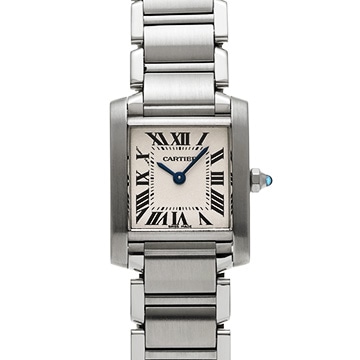 カルティエ タンクフランセーズ SM　 W51008Q3 シルバー レディース 時計 【中古】【wristwatch】