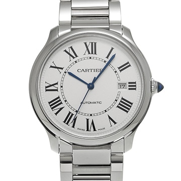 カルティエ ロンド マスト ドゥ カルティエ WSRN0035 シルバー メンズ 時計 【中古】【wristwatch】