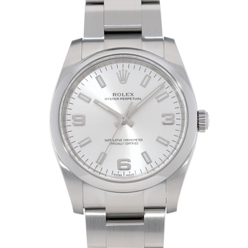 ロレックス エアキング 114200 シルバー メンズ 時計 【中古】【wristwatch】