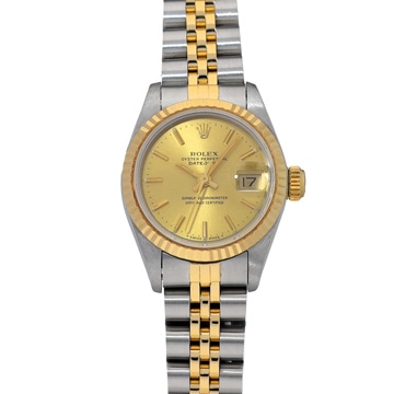 ロレックス デイトジャスト 69173 シャンパン レディース 時計 【中古】【wristwatch】