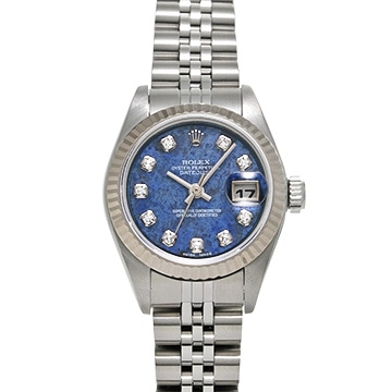 ロレックス デイトジャスト 79174G ソーダライト/ダイヤモンド レディース 時計 【中古】【wristwatch】