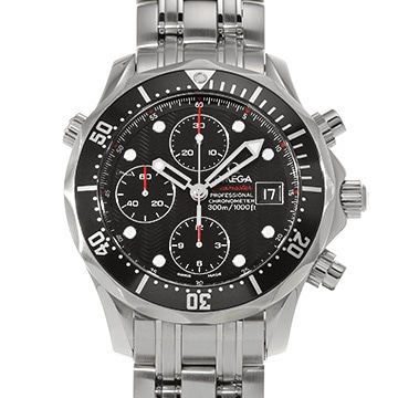 オメガ シーマスター ダイバー300 クロノグラフ 213.30.42.40.01.001 ブラック メンズ 時計 【中古】【wristwatch】
