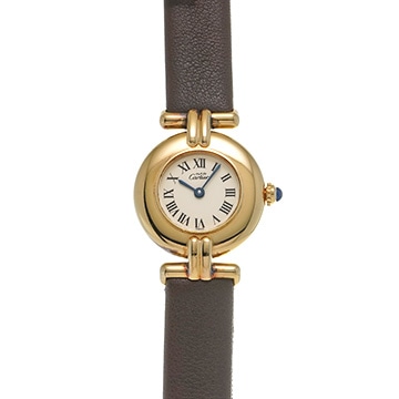 カルティエ マスト コリゼ  ヴェルメイユ SM 590002 アイボリー レディース 時計 【中古】【wristwatch】