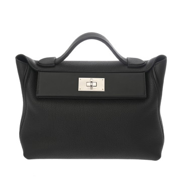 エルメス ヴァンキャトル 24/24 29 ブラック トゴ/ヴォースイフト レディース バッグ 【中古】【bag】