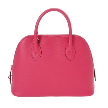 エルメス ボリード 1923 25 ヴェルソ フランボワーズ/ルージュセリエ エヴァーカラー レディース バッグ 【中古】【bag】