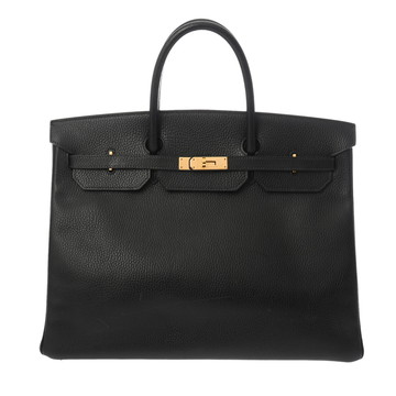 エルメス バーキン 40 ブラック アルデンヌ ユニセックス バッグ 【中古】【bag】