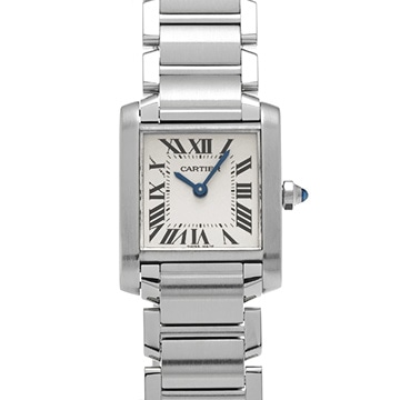 カルティエ タンクフランセーズ SM　 W51008Q3 シルバー レディース 時計 【中古】【wristwatch】
