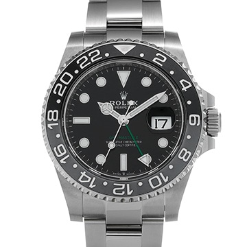 ロレックス GMTマスター II 126710GRNR ブラック メンズ 時計 【新品】【wristwatch】