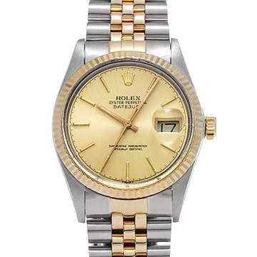 ロレックス デイトジャスト 16013 シャンパン メンズ 時計 【中古】【wristwatch】