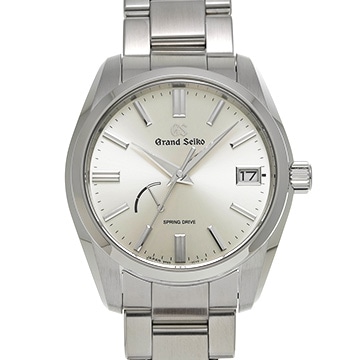 グランドセイコー ヘリテージコレクション スプリングドライブ SBGA437 シルバー メンズ 時計 【中古】【wristwatch】