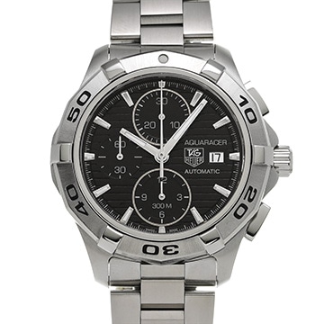 タグ ホイヤー アクアレーサー キャリバー16 クロノグラフ CAP2110.BA0833 ブラック メンズ 時計 【中古】【wristwatch】