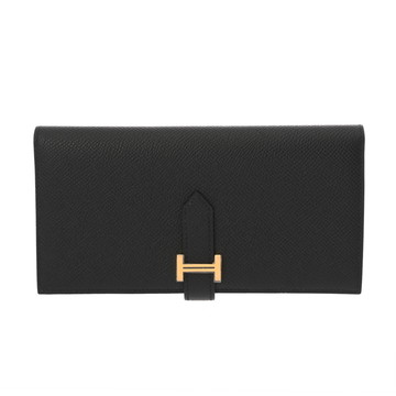 エルメス ベアン スフレ ブラック ヴォーエプソン ユニセックス 財布 【未使用】【purse】