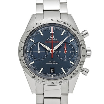 オメガ スピードマスター 57 コーアクシャル 331.10.42.51.03.001 ブルー メンズ 時計 【中古】【wristwatch】