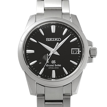 グランドセイコー ヘリテージコレクション スプリングドライブ SBGA027 ブラック メンズ 時計 【中古】【wristwatch】