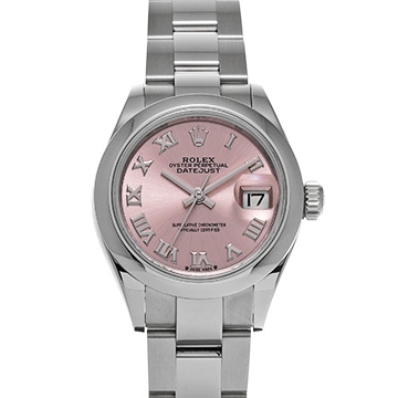 ロレックス レディ デイトジャスト 28 279160 ピンク レディース 時計 【中古】【wristwatch】