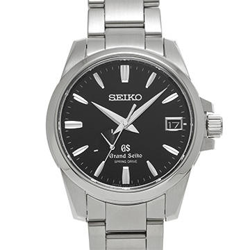 グランドセイコー ヘリテージコレクション スプリングドライブ SBGA027 ブラック メンズ 時計 【中古】【wristwatch】
