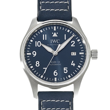 IWC パイロットウォッチ マーク XX IW328203 ブルー メンズ 時計 【中古】【wristwatch】