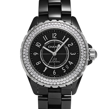 シャネル J12 オートマティック H0950 ブラック メンズ 時計 【中古】【wristwatch】