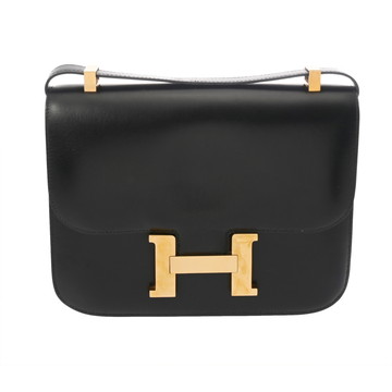 エルメス コンスタンス 23 ブラック ボックスカーフ レディース バッグ 【中古】【bag】
