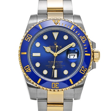 ロレックス サブマリーナ デイト 116613LB ブルー メンズ 時計 【中古】【wristwatch】