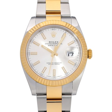 ロレックス デイトジャスト 41 126333 シルバー メンズ 時計 【中古】【wristwatch】