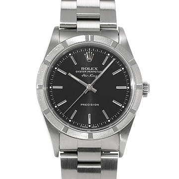 ロレックス エアキング 14010 ブラック メンズ 時計 【中古】【wristwatch】