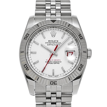 ロレックス デイトジャスト ターノグラフ 116264 ホワイト メンズ 時計 【中古】【wristwatch】