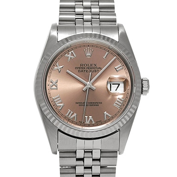 ロレックス デイトジャスト 16234 ピンク メンズ 時計 【中古】【wristwatch】