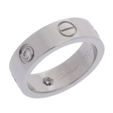 カルティエ ラブリング #50 3PD シルバー B4032550 K18ホワイトゴールド WG レディース ジュエリー 【中古】【jewelry】