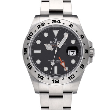 ロレックス エクスプローラーII 216570 ブラック メンズ 時計 【中古】【wristwatch】