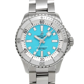 ブライトリング スーパーオーシャン オートマチック 36 A17377211C1A1 ターコイズ メンズ 時計 【中古】【wristwatch】