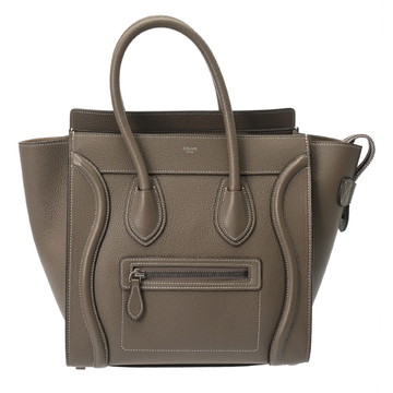 セリーヌ ラゲージ マイクロ スリ 189793DRU.09SO ドラムドカーフ レディース バッグ 【中古】【bag】