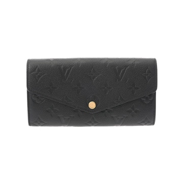 ルイ ヴィトン モノグラムアンプラント ポルトフォイユ サラ ノワール M82257 レザー ユニセックス 財布 【中古】【purse】