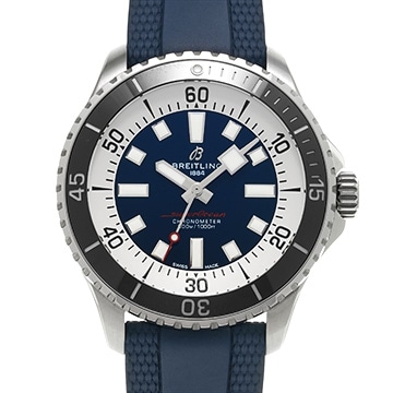 ブライトリング スーパーオーシャン オートマチック 44 A17376211C1S1 ブルー メンズ 時計 【中古】【wristwatch】