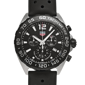 タグ ホイヤー フォーミュラ1 クォーツ クロノグラフ CAZ1010.FT8024 ブラック メンズ 時計 【中古】【wristwatch】
