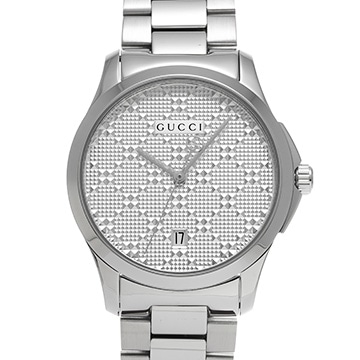 グッチ Gタイムレス YA126459 シルバー メンズ 時計 【中古】【wristwatch】