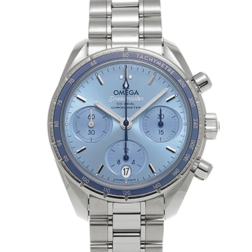 オメガ スピードマスター 38 コーアクシャル 324.30.38.50.03.001 ブルー ユニセックス 時計 【中古】【wristwatch】