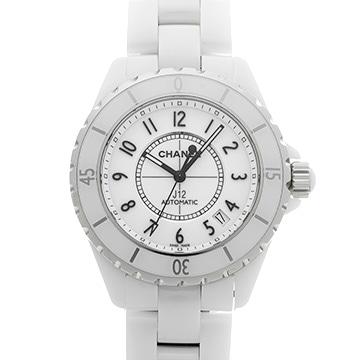 シャネル J12 38MM H0970 ホワイト メンズ 時計 【中古】【wristwatch】