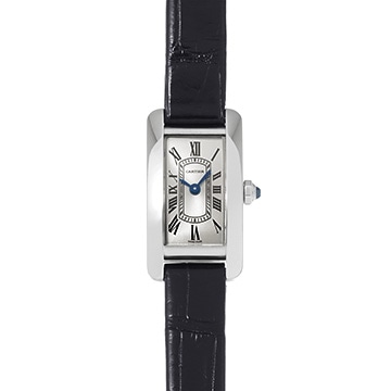カルティエ タンク アメリカン ウォッチ ミニ WSTA0081 シルバー レディース 時計 【中古】【wristwatch】