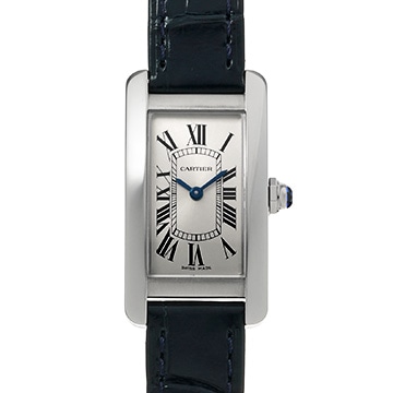 カルティエ タンク アメリカン SM WSTA0043 シルバー レディース 時計 【中古】【wristwatch】