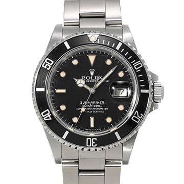 ロレックス サブマリーナ デイト 16800 ブラック メンズ 時計 【中古】【wristwatch】