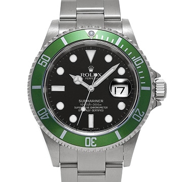 ロレックス サブマリーナ デイト 16610LV ブラック メンズ 時計 【中古】【wristwatch】