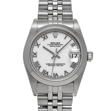 ロレックス デイトジャスト 78240 ホワイト ユニセックス 時計 【中古】【wristwatch】