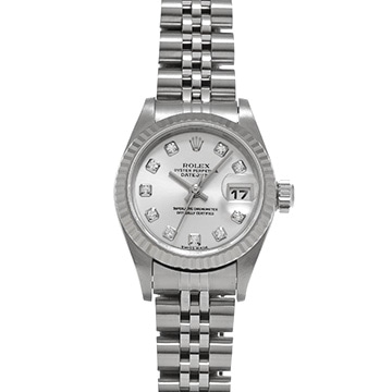 ロレックス デイトジャスト 79174G シルバー/ダイヤモンド レディース 時計 【中古】【wristwatch】